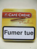 BOITE Métal Vide CAFE CREME PICCOLINI Original (20 Cigares) - Cigar Cases