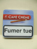 BOITE Métal Vide CAFE CREME Blue (20 Cigares) - Cigar Cases