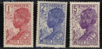 Côte D´Ivoire - Oblitéré - Charnière Y&T 1936 N° 109 - 110 - 112 Femme Baoulé 1c 2c 5c - Gebraucht