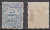 Brazil Brasil Mi# 94 Used 10R Jornais 1890 Thick Paper - Used Stamps