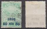 Brazil Brasil Mi# 126 Used Overprint 1898 50R - Gebruikt