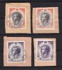 MONACO 1960 Rainier III (Yv 544 And 545 , Mi 657 And 658 ) Colour Variety Used With Nice Cancellations - Oblitérés