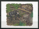 (cl. 5 - P.19) Guyane ** Bloc N° 214 (ref. Michel Au Dos)  -  Rongeur : Le Porc-épic. Le Chimpanzé - Guyana (1966-...)
