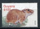 (cl. 5 - P.21) Guyane**  N° 5703C (ref. Michel Au Dos)  -  Rongeur : Le Goundi - Guyana (1966-...)