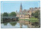 Delcampe - CP REGARD SUR CHARLEVILLE MEZIERES, BORDS DE MEUSE ET BASILIQUE NOTRE DAME, ARDENNES 08 - Charleville