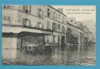 CPA Automobile Boulevard National - Rue Dubois CLICHY Inondé 92 - Clichy