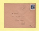 Croiseur Duquesne - 1-12-1954 - Poste Navale Embarquee - Timbre D Algerie - Seepost