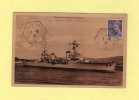 Croiseur Dupleix - 3-9-1942 - Poste Navale Embarquee - Carte Maximum - Cpa Du Croiseur (non Voyagee) - Naval Post