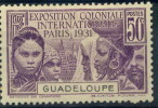 France, Guadeloupe : N° 124 X Année 1931 - Ungebraucht