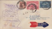 1931-PV-23 CUBA FIRT FLIGHT 1931 NUEVITAS – OHIO SEND TO MIAMI. - Airmail