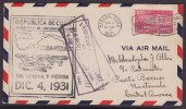 1931-PV-27 CUBA FIRT FLIGHT 1931 HABANA- PUERTO BARRIOS  GUATEMALA. - Airmail