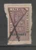 India  KG VI  2A  Custodian´s Fee # 86536 Inde Indien Fiscal Revenue Fiscaux - Autres & Non Classés