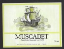 Etiquette De Vin Muscadet  - Thème Bateau Voilier -  Caves Du Seil à Rezé  (44 ) - Segelboote & -schiffe