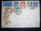 Chine Lettre De 1957 Pour Paris , Joli Affranchissement - Cartas & Documentos
