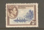 GILBERT & ELLICE ISLANDS  Scott  # 46* VF MINT LH - Îles Gilbert Et Ellice (...-1979)