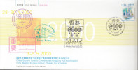 Hong Kong 2000 Official Souvenir Cover: Meeting The New Century. Shenyang. CTO - Briefe U. Dokumente