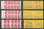 St Pierre & Miquelon 3 Booklets 1992-98 ** MNH - Libretti