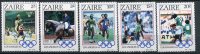 Zaire                         1169/1173 **     Los Angeles  1984 - Unused Stamps