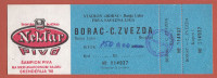 BORAC Banja Luka : RED STAR Belgrade ( FK Crvena Zvezda ) - Yugoslavia Premier League Football Ticket Soccer Billet Foot - Eintrittskarten