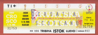 CROATIA V SCOTLAND - 2002 FIFA WORLD CUP Qual. Football Match Ticket * Soccer Fussball Calcio Croazia Kroatien Croatie - Eintrittskarten