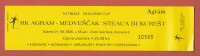 RK AGRAM - MEDVESCAK : STEAUA BUCHAREST Romania - 2006. Handball Semi Final Of Challenge Cup * Ticket Billet Hand-ball - Tickets D'entrée