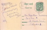 INDIA USED POST CARD -  BOOKED FROM GAYA FOR CALCUTTA / KOLKATA - Nuevos