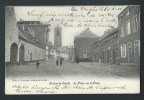 Braine -le-Comte. La Place De La Poste.  Edit Peaucoup. 1904.  2 Scans. - Braine-le-Comte