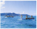 (DEL 556) Tahiti Stone Fishing In Tahaa - Tahiti