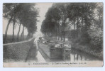 5866    Cpa   VALENCIENNES   ; Le Canal Du Faubourg De Paris  1914  , Péniche ! - Valenciennes
