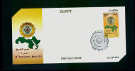 EGYPT / 2015 / A RARE PRESENTATION FOLDER / 26TH ARAB SUMMIT - SHARM EL-SHEIKH / ARAB LEAGUE / MAP / FDC - Storia Postale