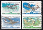 Russie 1979 N°Y.T. :  PA. 138 à 141 ** - Unused Stamps