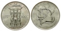 ITALY - REPUBBLICA ITALIANA ANNO 1984 - OLIMPIADE DI LOS ANGELES  -  Lire 500 In Argento  FDC - Gedenkmünzen