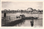 Lübeck Ostseebad TRAVEMÜNDE Blick Vom Priwall Belebt Barkasse 11.8.1927 Gelaufen - Lübeck-Travemünde