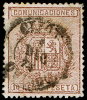 ASTURIAS - EDI O 153 -  MAT. FECH. \"GIJON\ - Used Stamps