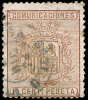 ASTURIAS - EDI O 153 - TIPO II \"VILLAVICIOSA\" (AZUL) - Used Stamps