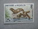 SPM    P 361 * *    FAUNE  VISONS - Unused Stamps