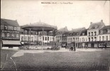 LA GRAND PLACE, MERVILLE, NORD, FRANCE ~ BAND STAND & SHOP FRONTS ~ ANIMATED - Merville