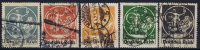 Deutsches Reich: Mi.nr  134 I - 138 I  Used - Used Stamps