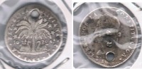 BOLIVIA POTOSI  SOL 1861 PLATA SILVER X DAÑADO - Bolivie