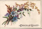 CHROMO CHOCOLAT LOUIT BOUQUET DE FLEURS - Louit