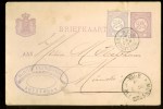 NEDERLAND * HANDGESCHREVEN BRIEFKAART * Uit 1884 Van ROTTERDAM > MUNSTER * ZEGEL+VOORDRUK NVPH 33 * FIRMASTEMPEL (9911j - Covers & Documents