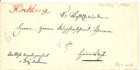 Schweiz, Vorphila-Brief,  Kirchberg 1831 Rot Nach Heimiswil, Mit Inhalt, Siehe Scans! - ...-1845 Vorphilatelie