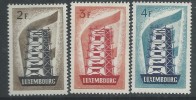 Europa 1956 Luxembourg N° 514 / 16 XX Les 3 Valeurs Sans Charnière, TB - 1956