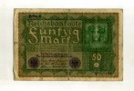 -ALLEMAGNE 1918/33 . BILLET 50 M. 1919 - 50 Mark