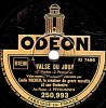 78 Trs - 25 Cm - état B - Emile VACHER - VALSE DU JOUR - PLEIN JOUR - 78 T - Disques Pour Gramophone