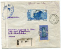 DAHOMEY LETTRE RECOMMANDEE CENSUREE DEPART PORTO-NOVO 11 OCT 39 POUR LA FRANCE - Storia Postale