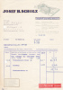 Germany - Wuppertal - Josef B. Scholz - Werbung - Advertise - Rechnung 1956 - 1950 - ...