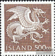 Iceland 703 (complete Issue) Unmounted Mint / Never Hinged 1989 State Emblem - Nuevos