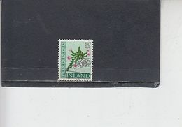 ISLANDA  1968 - Unificato   370/71° - Fiori - Used Stamps