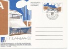 FINLANDIA ENTERO POSTAL EXPOSICION FILATELICA FINLANDIA 88 - Entiers Postaux